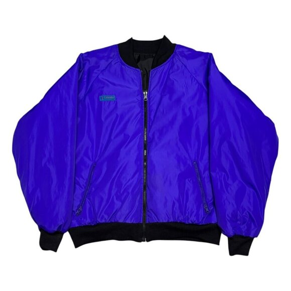 COLUMBIA Reversible 2-in-1 Winter Puffer Parka Bomber Ski Jacket Womens XL - Picture 1 of 9
